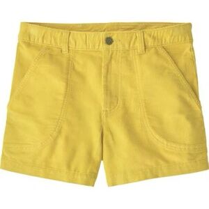 Patagonia Stand Up Yellow Corduroy Shorts | Women's Size 6